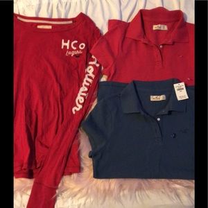Hollister Clothing Lot Shirts Tops